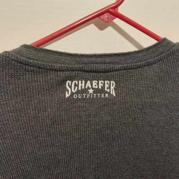 Schaefer Outfitters Mens Long Sleeve Button Up Henley Shirt Joe Rogan Fort Worth - Picture 6 of 6